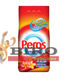 Detergent praf automat Peros, 3kg, ambalaj moale